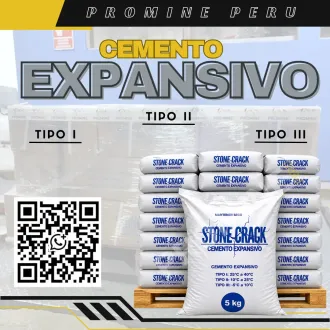 Cemento Expansivo Rompa Roca y Concreto 