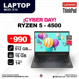 Laptop Ryzen 5 - 4500 E14