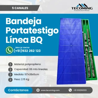 BANDEJAS PORTA TESTIGOS - BQ RESGUARDO DE TESTIGOS MINEROS