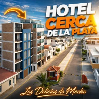 HOTEL EN VENTA LAS DELICIAS MOCHE Trujillo Peru 