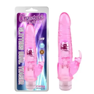 VIBRADOR PUNTO G RABBITS GLITTERS DUAL