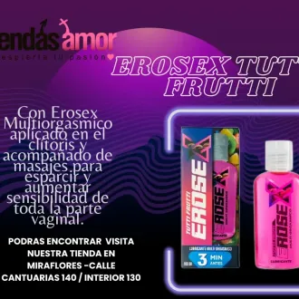 Lubricante Multi Orgasmico Erosex Tutti Frutti
