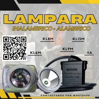 Lámparas Mineras Wisdom Interior Mina 4A - KL9M