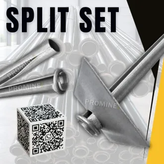 SPLIT SET MINERIA PERUANA 5 PIES PERNO DE ANCLAJE 
