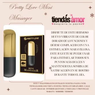 Pretty Love Mini Massager TIENDAS AMOR MIRAFLORES 