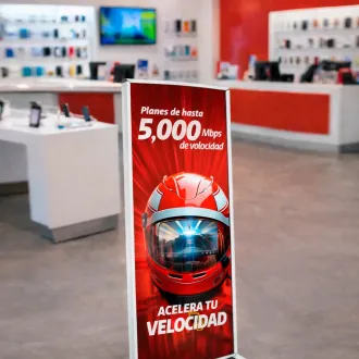 Totem Publicitario de Aluminio para Eventos y Negocios