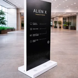 Totem Publicitario MDF para Eventos y Negocios
