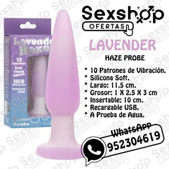 PLUG ANAL LAVENDER HAZE SLENDER PROBE EN SEXSHOP LINCE
