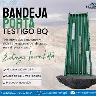BANDEJAS PORTA TESTIGO BQ CONSERVACIÓN EFICIENTE DE MUESTRAS