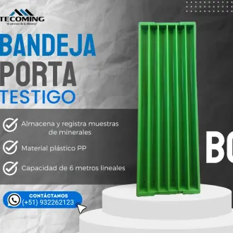BANDEJAS BQ CAPACIDAD SUPERIOR PARA NÚCLEOS DE PERFORACIÓN