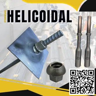 Pernos Helicoidales Minería Sistema de Anclaje