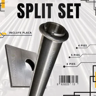 SPLIT SET 6 PIES MINERIA PERUANA PERNOS DE ANCLAJE