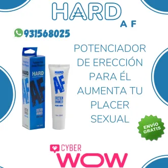 HARD AF POTENCIADOR DE ERECCIÓN CONTROLA LA EYACULACIÓN LI