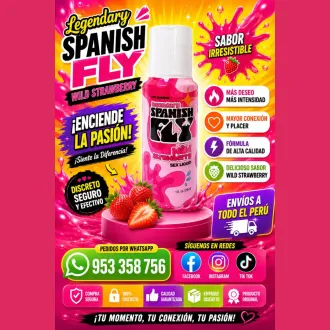 SPANISH FLY AFRODISIACO BEBIBLE MIXTO PARA AUMENTO DE DESEO