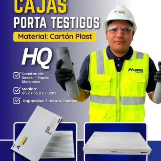 Cajas Porta testigo-Rubro Minero-Perforación Y Exploración