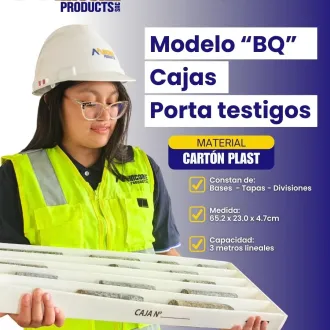 Cajas Porta testigo - Minería Artesanal - Pequeña Minería