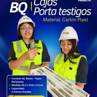Cajas Porta testigo Línea HQ Almacenamiento De Roca MinerA