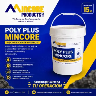POLY PLUS Mincore Products Aditivo Fluidos Para Minería 