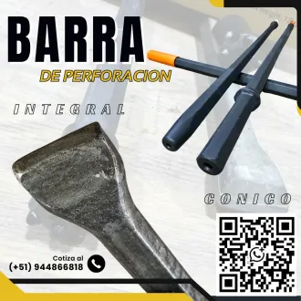 Barra IntegMalral de Perforación para Minería y Excavaciones