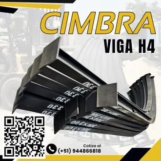Cimbra Metálica Viga H4 - Sede Lima