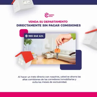 VENDA SU DEPARTAMENTO DIRECTAMENTE SIN PAGAR COMISIONES