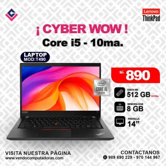 Laptop Lenovo Thinkpad Intel Core i5 - 10ma.