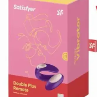 A-VIBRADOR SATISFYER MANDO DOBLE PLUS