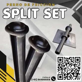 Anclaje Split Set para Fortificación Geomecánica