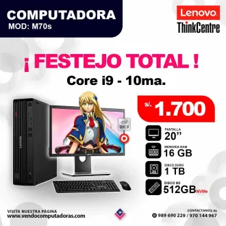 PC Lenovo Thinkcentre core i9 - 10ma.
