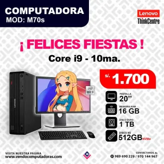 Laptop Lenovo Intel core i9 -10ma.