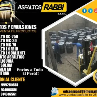 EMULSION ASFALTICA PARA SLURRY SEAL - LECHADA ASFALTICA