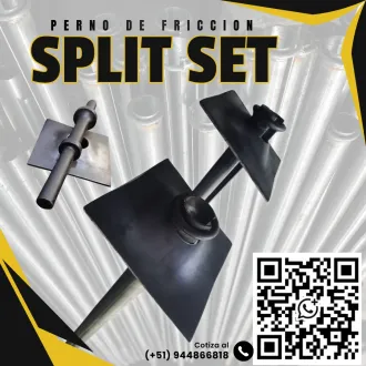 Perno Split Set Sistemas de Soporte - 1 a 8 pies