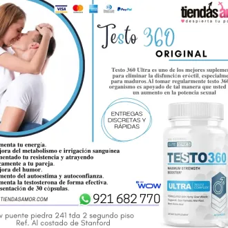 Testo 360 Testosterone Orgasmos más intensos y potentes Tien