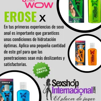 EROSEX LUBRICANTE ANAL-SABORES-SEXSHOP PTE.PIEDRA 931568025