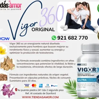Vigor 360 Original aumento del tamaño de pene en largo y gro