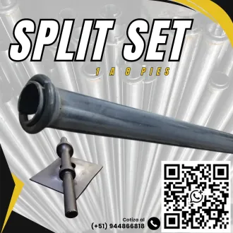 Perno Split Set para Fortificación - Estabilidad del Terreno