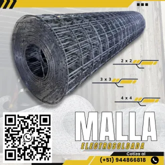 Malla Electrosoldada para Protección de Galerías Mineras