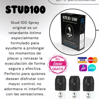 STUD100 RETARDANTE ERECCIONES FIRMES SEXSHOP LIMA 969889
