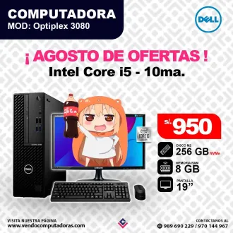 Laptop DELL Intel Core i5 10ma.