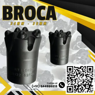 Broca para Perforación de Roca en Operaciones de Minería