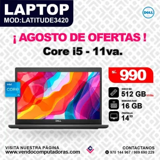 Laptop DELL Intel Core i5 - 11va.