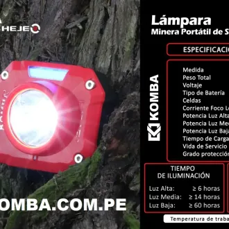 KOMBA LAMPARA MINERA