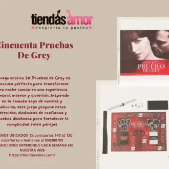 CINCUENTA PRUEBAS DE GREY tiendas amor miraflores 