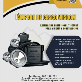 LÁMPARA MINERA DE ALTA DURACIÓN