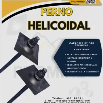 Pernos Helicoidales de Gran Capacidad de Carga