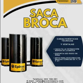 Saca Brocas Minero para Extracción Rápida y Segura