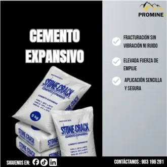 Cemento Expansivo Demolición Silenciosa y Eficiente
