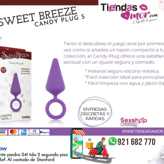 Sweet Breeeze Candy Plug Anal Tienda para Adultos Novedades 