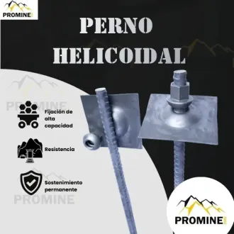 PERNO HELICOIDAL PARA SOPORTE - PROMINE PERU
