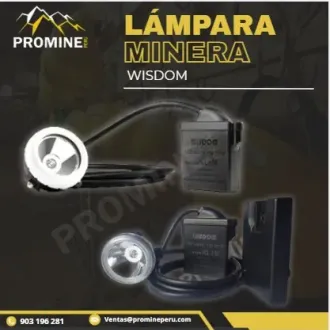lámpara minera wisdom - PROMINE PERU